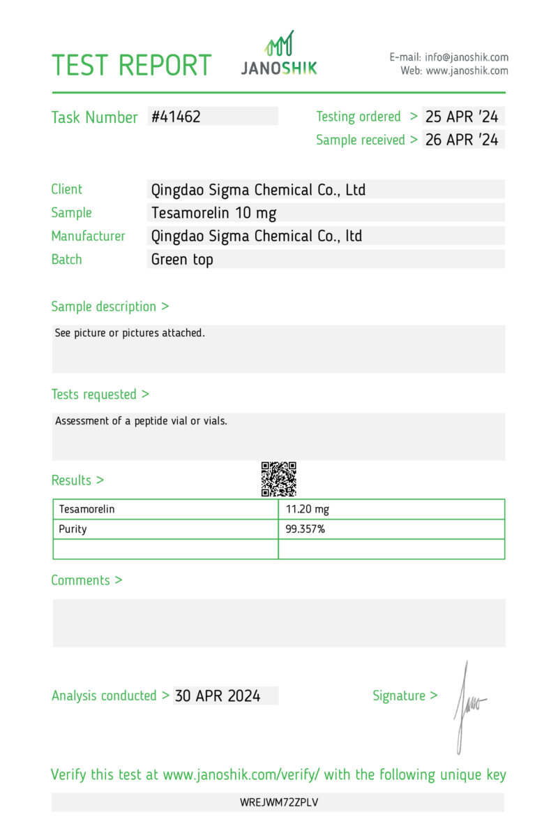 Tesamorelin