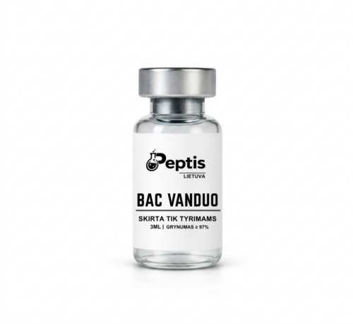 Bakteriostatinis vanduo peptidams Lietuvoje