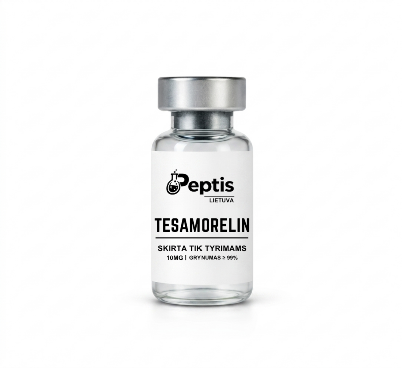 Tesamorelin peptidas Lietuvoje pilvo riebalų mažinimui