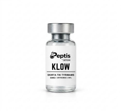 KLOW peptidas Lietuvoje regeneracija